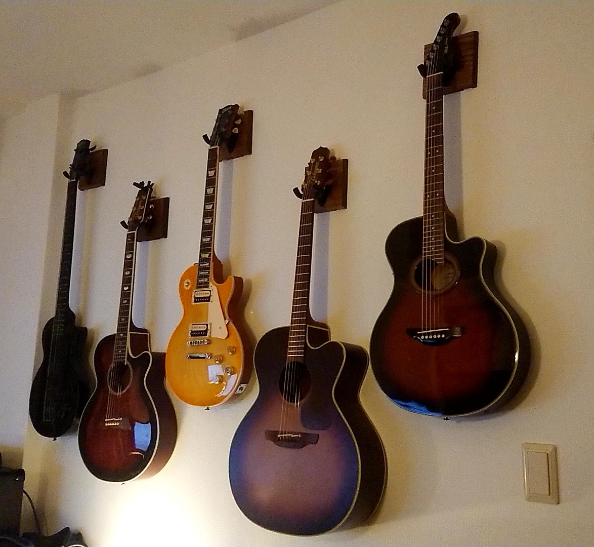 賃貸OK RENO 壁掛け ギターハンガー を使ってみた感想 – 夢YASU Blog